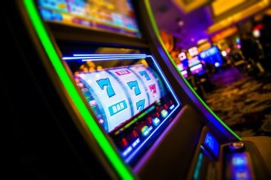 Roulette wheel spinning with betting layout